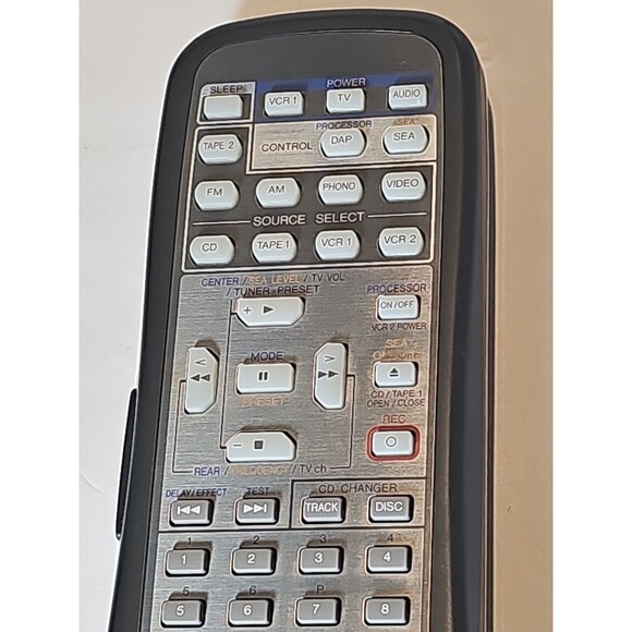 JVC Remote RX-809V RM-SR809U RMSR809U RX809VTN Genuine OEM Tested New Batteries - Picture 2 of 8